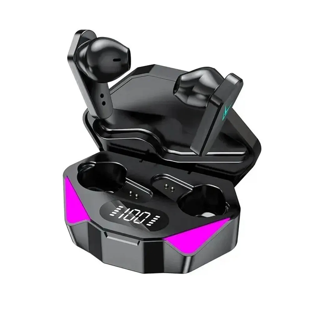 Wireless TWS headphones with Bluetooth LED display headset