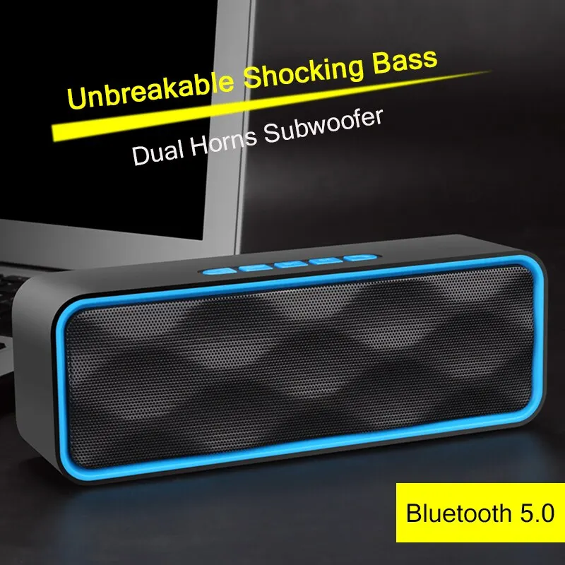 Portable Bluetooth speaker wireless Audio 3D hands free - Image 4