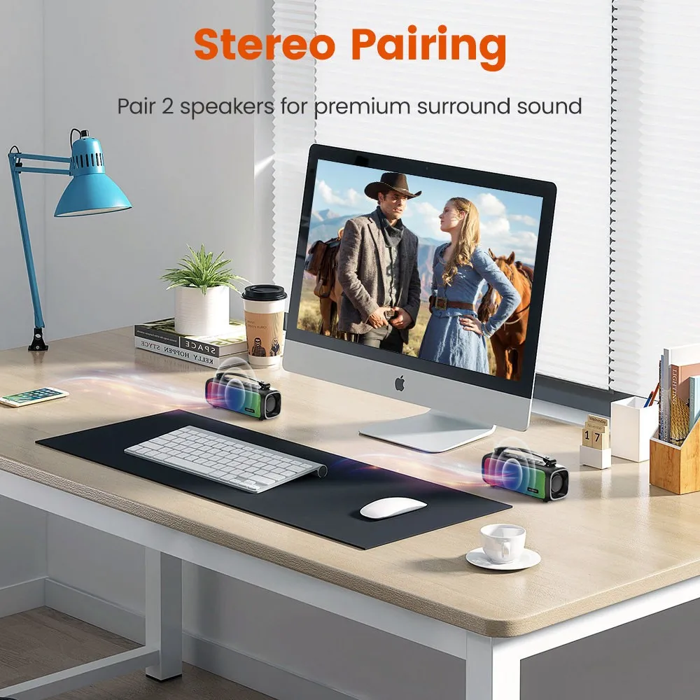 P3 25W portable outdoor speaker, powerful stereo - Image 4