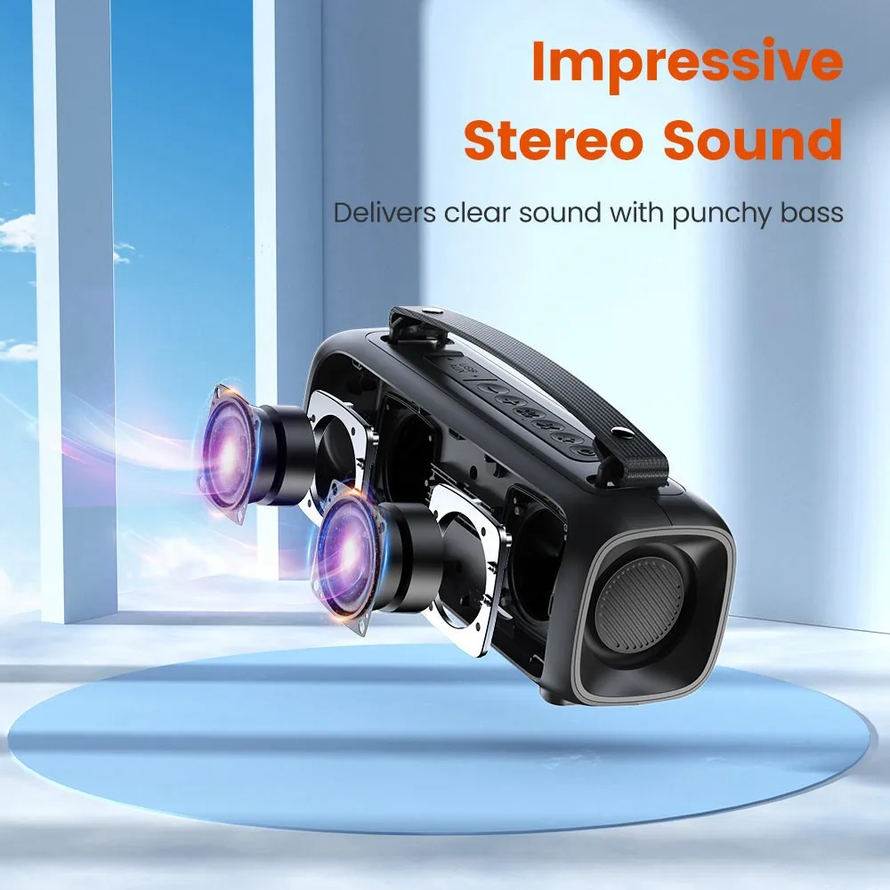 P3 25W portable outdoor speaker, powerful stereo - Image 3