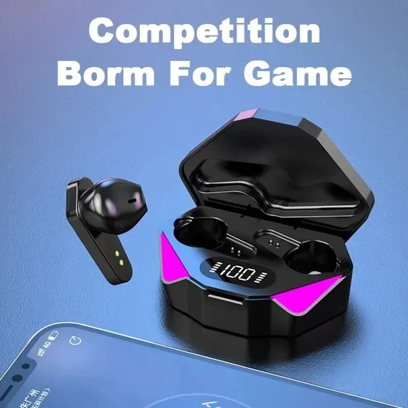 Wireless TWS headphones with Bluetooth LED display headset - Image 3