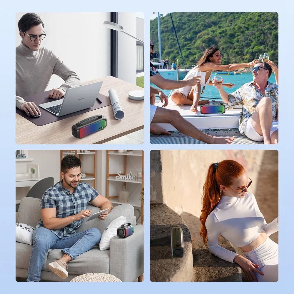 P3 25W portable outdoor speaker, powerful stereo - Image 9