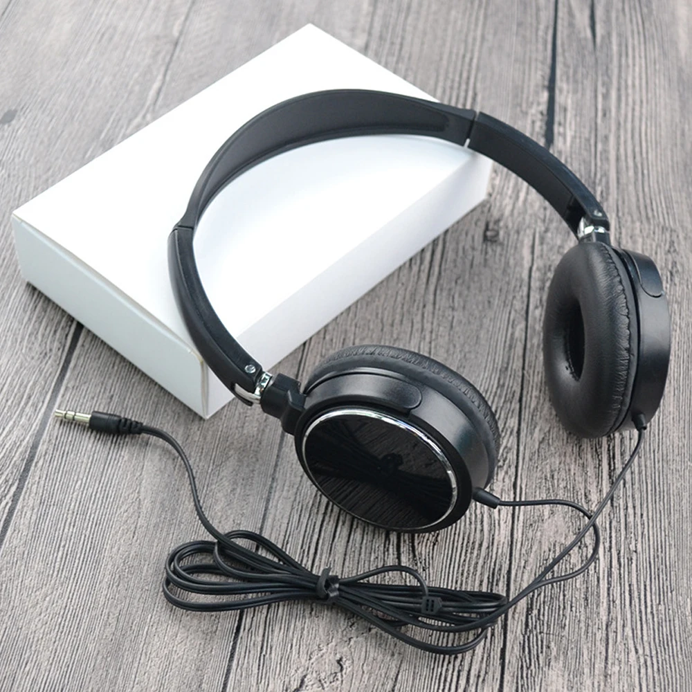 Over Ear Wired Headphones Portable Audio Bass HiFi - Image 6