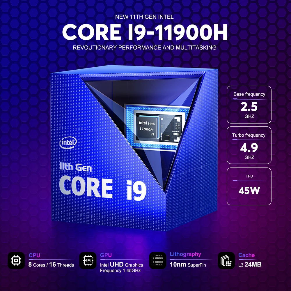 AD08 Mini PC Gaming Intel Core i9-11900H/12900H - Image 2