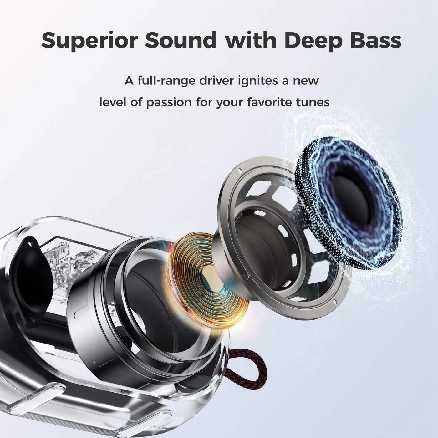 XR3 Mini 5W IPX5 Protable Bluetooth Speaker, - Image 3