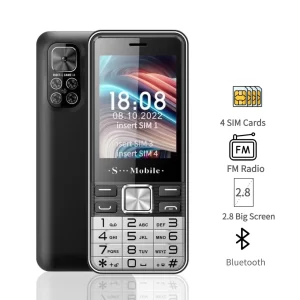 Low Price Elderly Mobile Phone Four Sim Card
