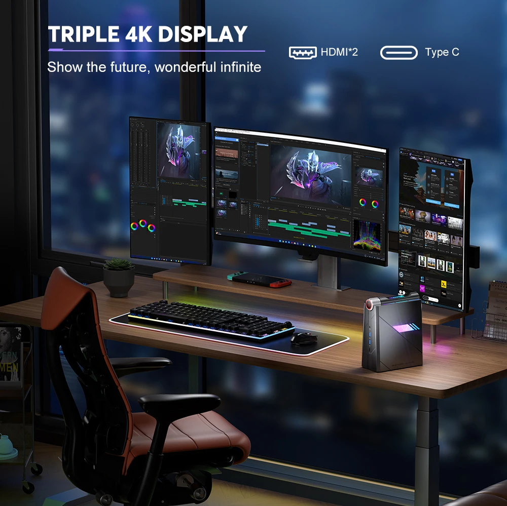 AD08 Mini PC Gaming Intel Core i9-11900H/12900H - Image 5