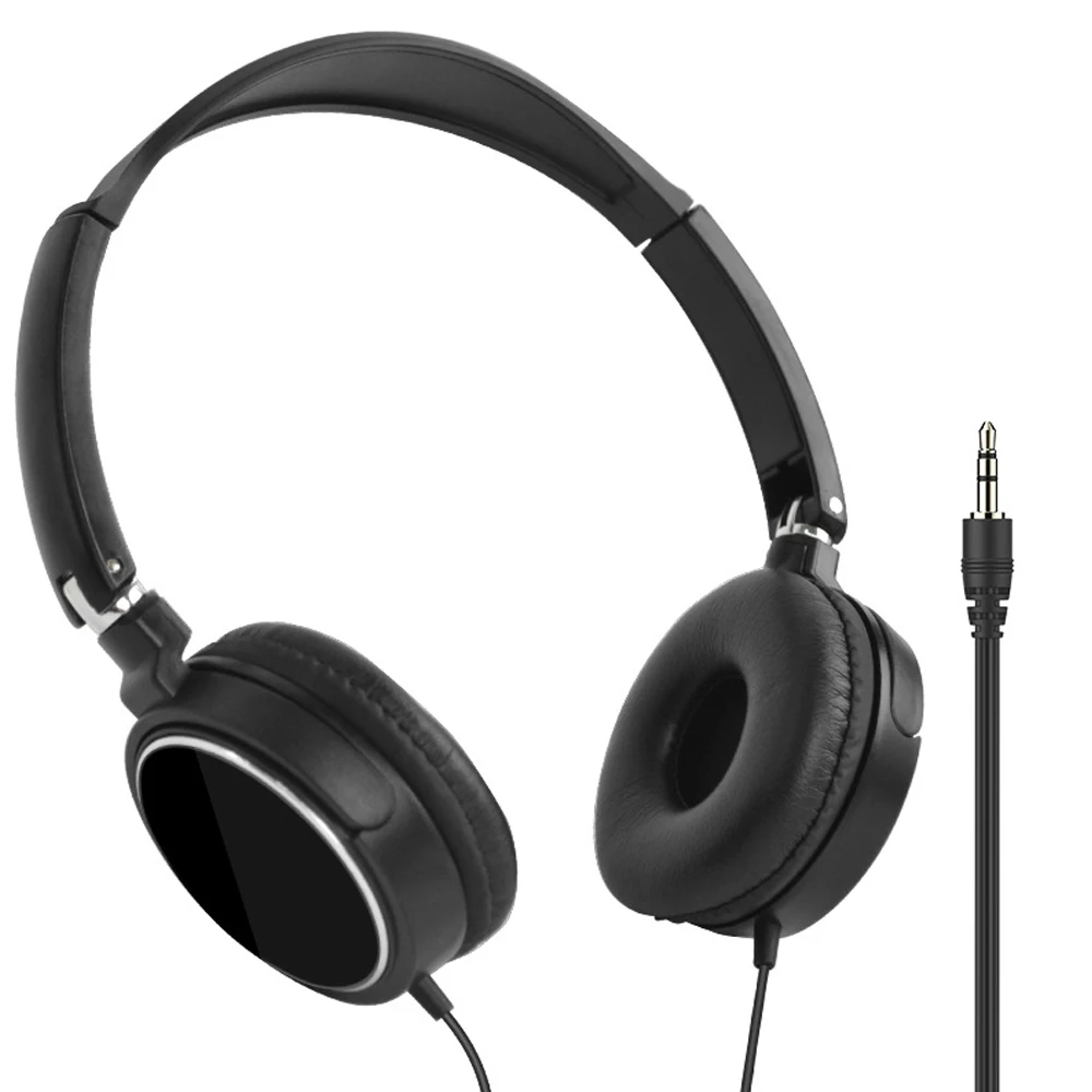 Over Ear Wired Headphones Portable Audio Bass HiFi - Image 3