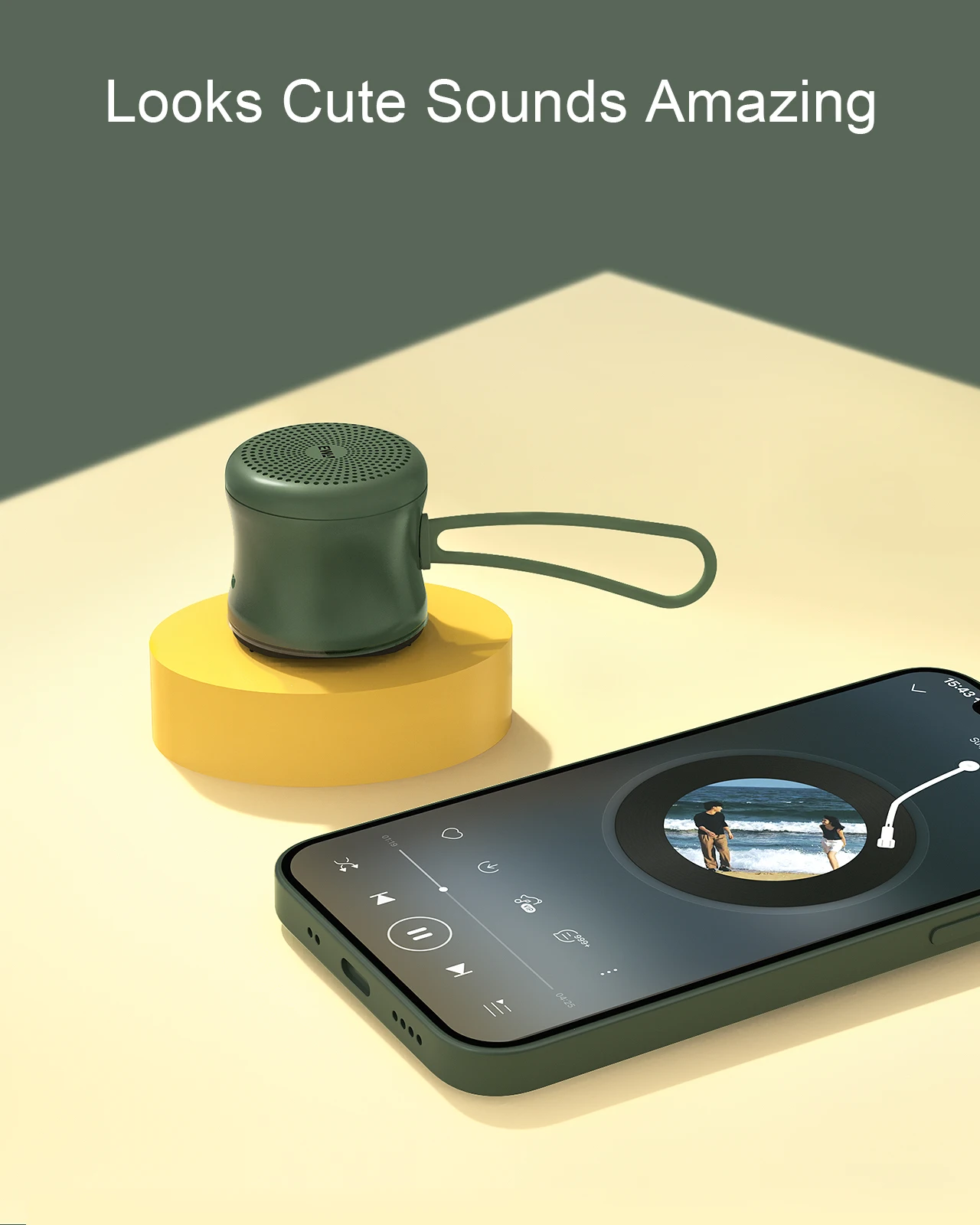 Waterproof Bluetooth Speaker Subwoofer Metal Wireless - Image 2
