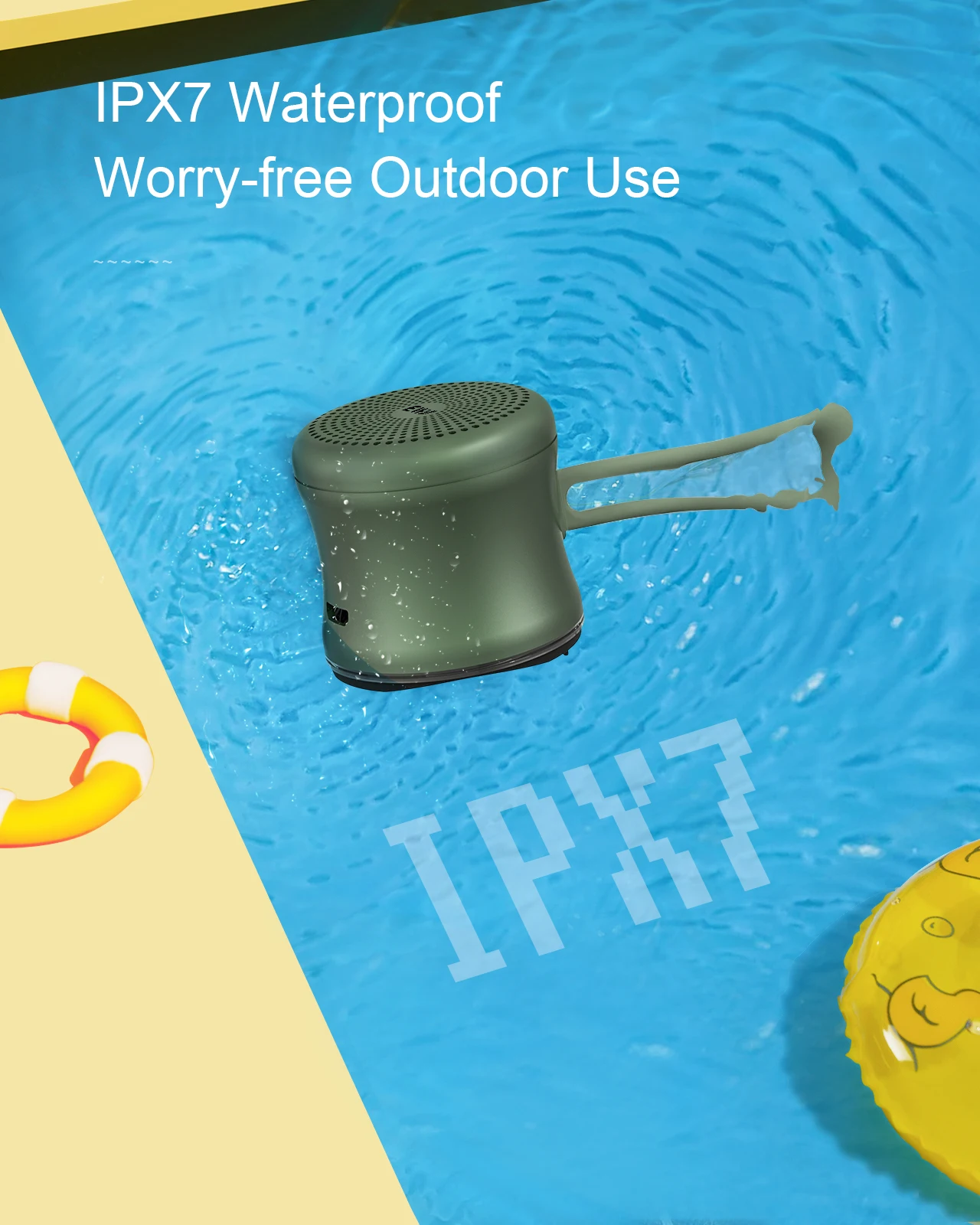 Waterproof Bluetooth Speaker Subwoofer Metal Wireless - Image 3
